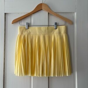 Vanilla Star Pleated Yellow Mini Skort